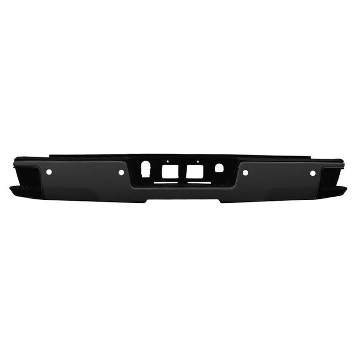 2014-2019 Chevrolet Silverado/GMC Sierra 1500 Rear Bumper Assembly With Sensor Holes & With Corner Step - GM1103179-Partify-Painted-Replacement-Body-Parts