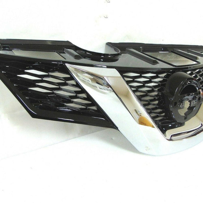 2015-2016 Nissan Rogue Grille Painted Black Without Camera Hole Korea Built - NI1200304-Partify-Painted-Replacement-Body-Parts