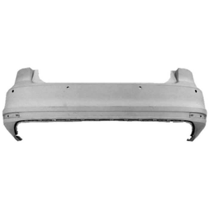 2015-2016 Volkswagen Jetta Non-GLI Rear Bumper With Sensor Holes - VW1100207-Partify-Painted-Replacement-Body-Parts