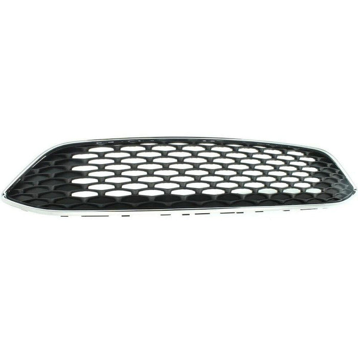 2015-2018 Ford Focus Grille Matte Black Honeycomb With Chrome Moulding S/Se Std Models - FO1200575-Partify-Painted-Replacement-Body-Parts