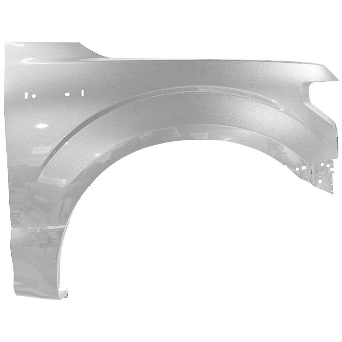 2015-2020 Ford F-150 Passenger Side Fender Without Flare Holes - FO1241298-Partify-Painted-Replacement-Body-Parts