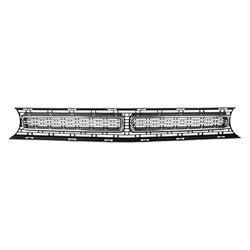 2015-2022 Dodge Challenger Grille Matte Black With Chrome Moulding Rt/Sxt Model - CH1200389-Partify-Painted-Replacement-Body-Parts