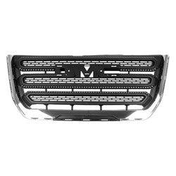 2016-2017 GMC Terrain Grille Black Center With Chrome Frame Sl/Sle Model - GM1200723-Partify-Painted-Replacement-Body-Parts