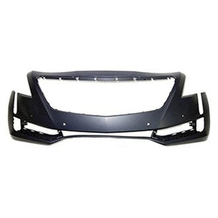2016-2018 Cadillac CT6 Front Bumper Without Surround View & With Sensor Holes - GM1000A03-Partify-Painted-Replacement-Body-Parts
