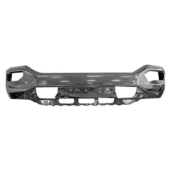 2016-2019 Chrome GMC Sierra 1500 Front Bumper Without Sensor Holes - GM1002867-Partify-Painted-Replacement-Body-Parts