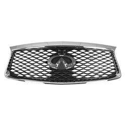 2016-2020 Infiniti Qx60 Grille Gray With Chrome Trim Without Around View/Pre-Cash - IN1200135-Partify-Painted-Replacement-Body-Parts