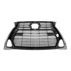 2016-2020 Lexus GS350 Grille Painted Black With Chrome Moulding With Sensor Without F-Sport Package - LX1200189-Partify-Painted-Replacement-Body-Parts