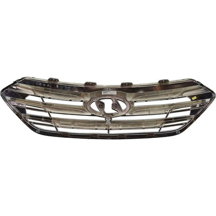 2017-2018 Hyundai Santa Fe Sport Grille Smoke Gray With Camera Sport - HY1200202-Partify-Painted-Replacement-Body-Parts