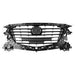 2017-2018 Mazda Mazda 3 Grille Matte Black Mexico Built With Emblem Base For Use With Additional Moulding Sedan/Hb - MA1200216-Partify-Painted-Replacement-Body-Parts