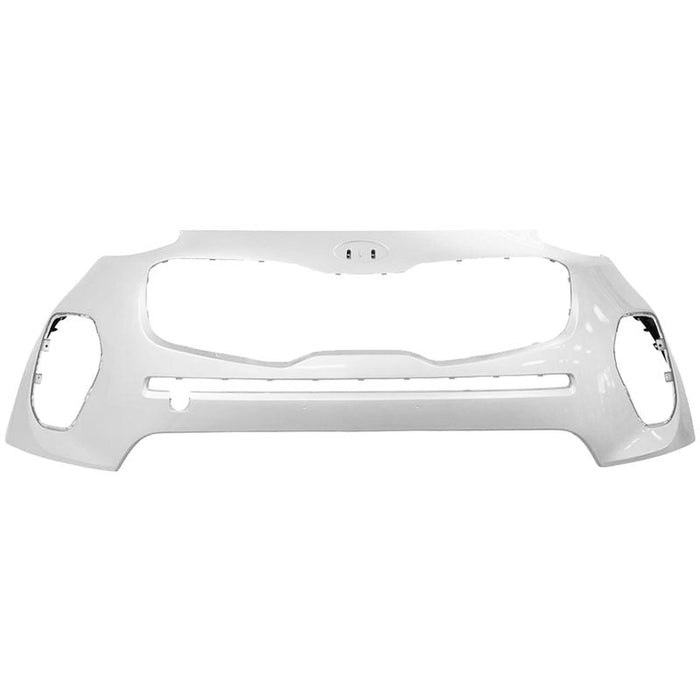 2017-2019 Kia Sportage Front Wheel Drive Front Bumper Without Sensor Holes - KI1000184-Partify-Painted-Replacement-Body-Parts