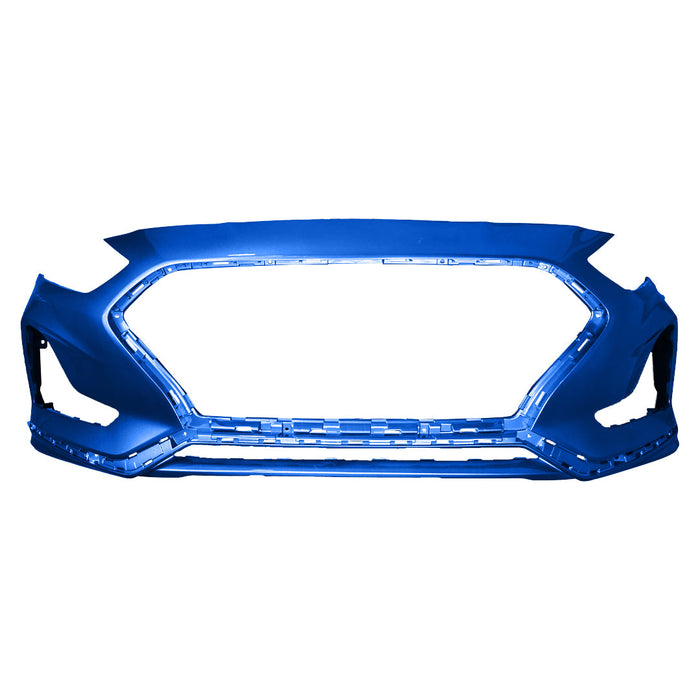 2018-2019 Hyundai Sonata Non-Turbo/Non-Limited Front Bumper - HY1000219-Partify-Painted-Replacement-Body-Parts