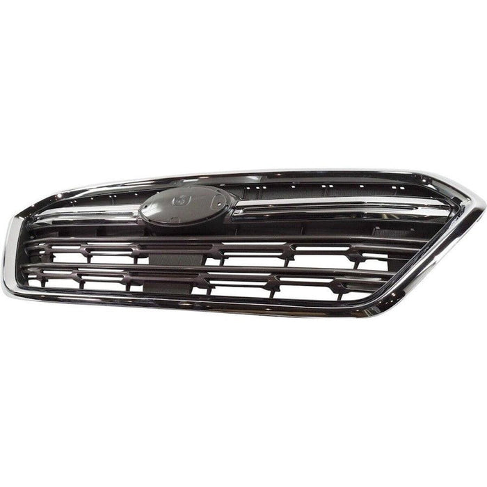 2018-2019 Subaru Outback Grille Dark Gray With Chrome Moulding/Frame - SU1200172-Partify-Painted-Replacement-Body-Parts
