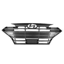 2019-2020 Hyundai Elantra Sedan Grille Black/Chrome Use With Adaptive Cruise For USA Built Model - HY1200213-Partify-Painted-Replacement-Body-Parts