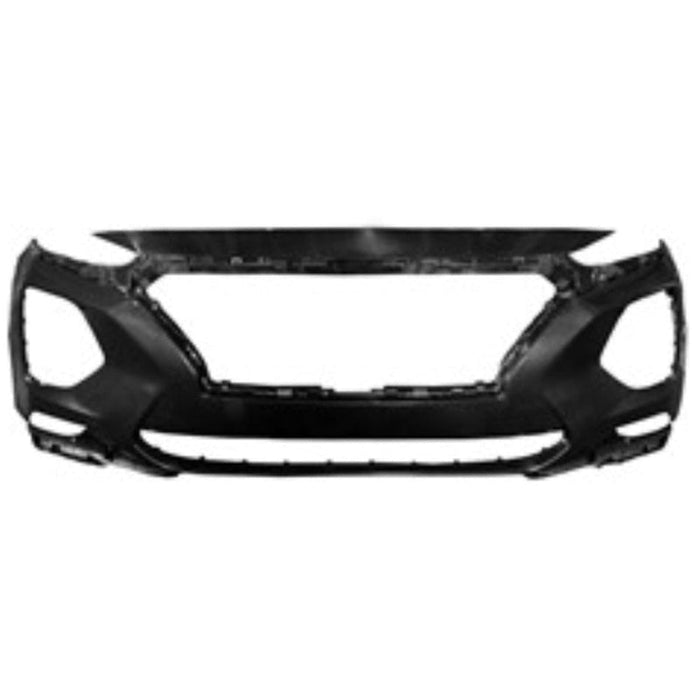 2019-2020 Hyundai Santa Fe Front Bumper Without Sensor Holes - HY1000235-Partify-Painted-Replacement-Body-Parts
