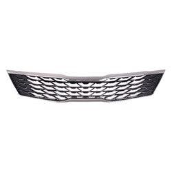 2019-2020 KIA Optima Grille Painted Silver Gray With Chrome Moulding Lx Model - KI1200203-Partify-Painted-Replacement-Body-Parts