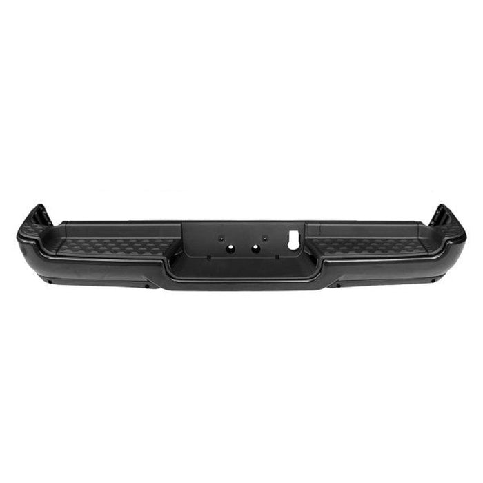 2019-2022 Dodge Ram 1500 Rear Bumper Assembly Single Exhaust With 4 Sensor Holes - CH1103131-Partify-Painted-Replacement-Body-Parts
