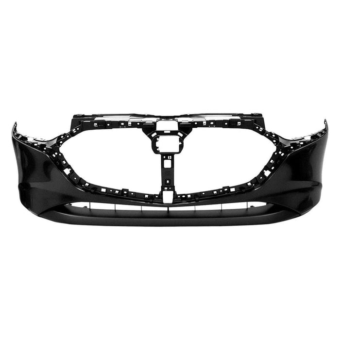 2019-2022 Mazda Mazda 3 Hatchback Front Bumper Without Sensor Holes - MA1000256-Partify-Painted-Replacement-Body-Parts