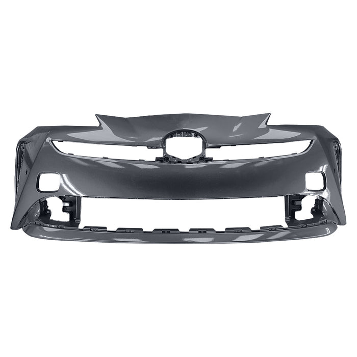 2019-2022 Toyota Prius Base/AWD Front Bumper With Sensor Holes - TO1000458-Partify-Painted-Replacement-Body-Parts