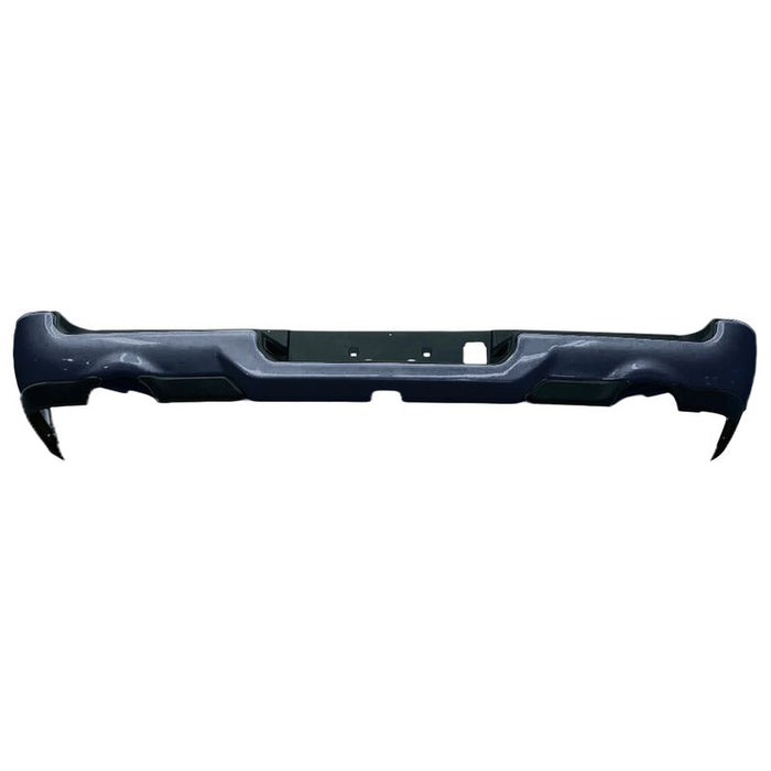 2019-2022 Dodge Ram 1500 Rear Bumper Assembly Dual Exhaust Without Sensor Holes - CH1103139-Partify-Painted-Replacement-Body-Parts
