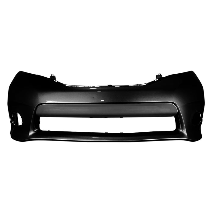 Toyota Sienna SE Front Bumper Without Sensor Holes - TO1000367