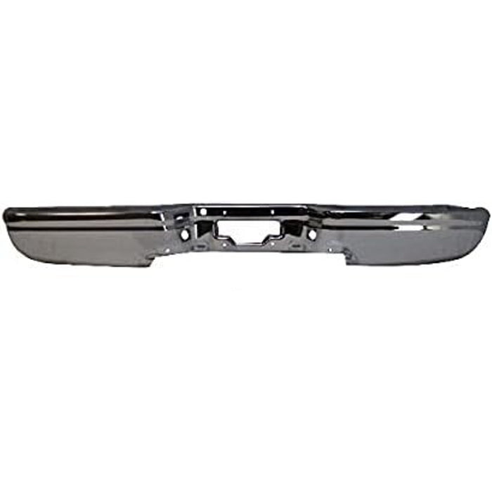 Ford F-250 Super Duty/F-350 Super Duty Rear Bumper Assembly W/O Rear Object Sensor W/Pads W/Hitch Plate Chrome - FO1103172