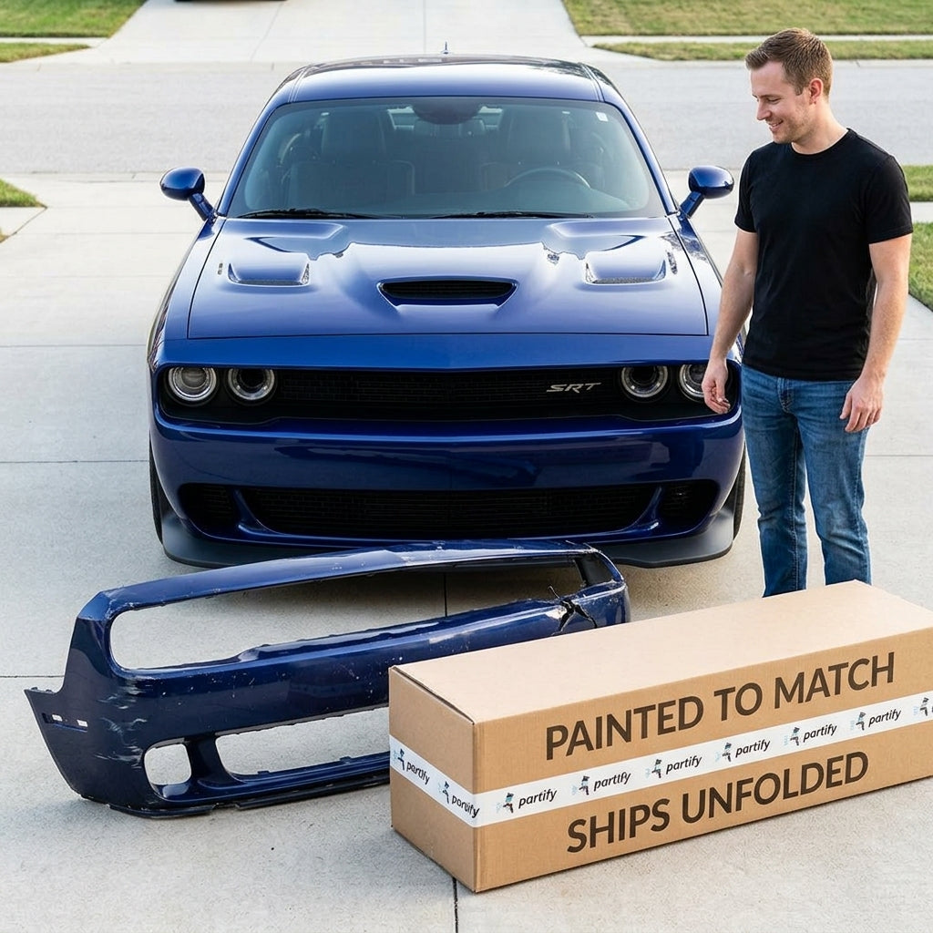 2015-2023 Dodge Challenger SRT Hellcat Front Bumper - CH1000A25