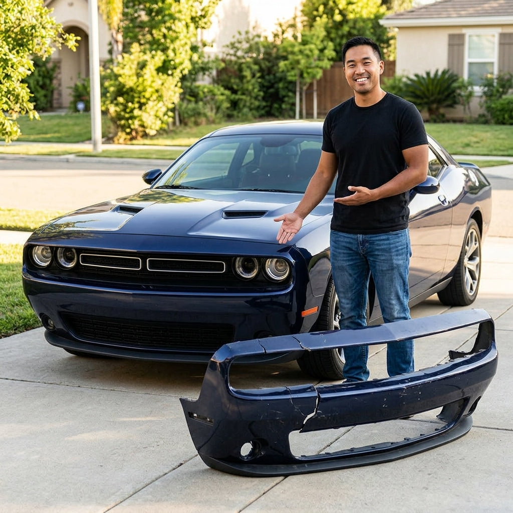 2015-2022 Dodge Challenger Base Model/GT Front Bumper - CH1000A20