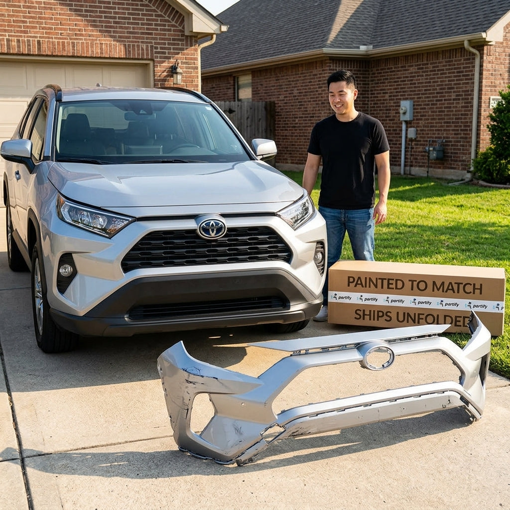 2019-2025 Toyota RAV4 Non Adventure/Trail Model Front Bumper