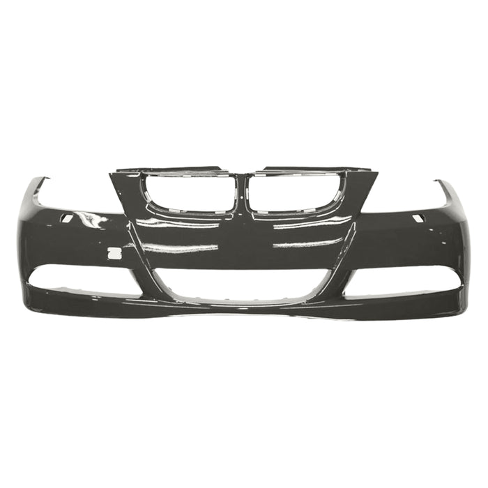 BMW 3-Series Sedan Front Bumper Without Sensor Holes & With Headlight Washer Holes - BM1000179