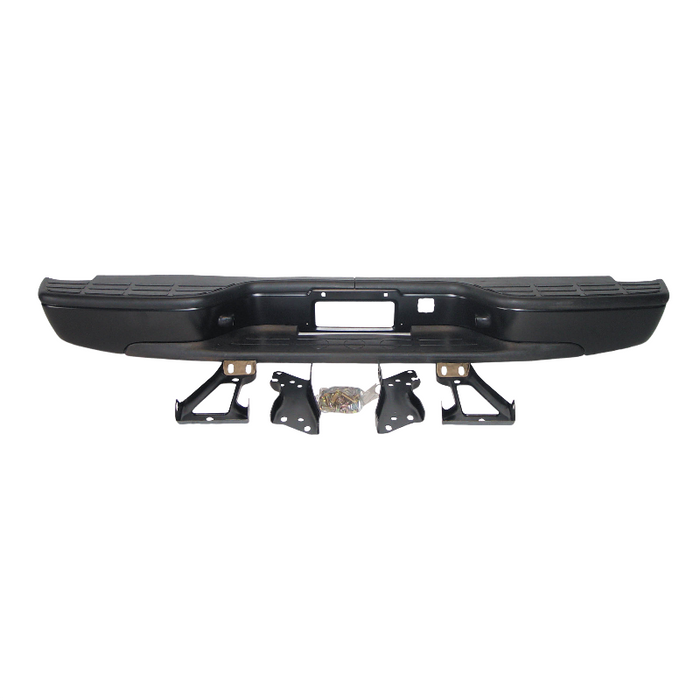 Chevrolet Silverado 1500/1500 Classic Base/Custom/Hybrid/LS/LT/WT/Z71/Hybrid/LS/LT/WT/GMC Sierra 1500/Sierra 1500 Classic Rear Bumper Assembly Step Bumper Assembly - GM1103124