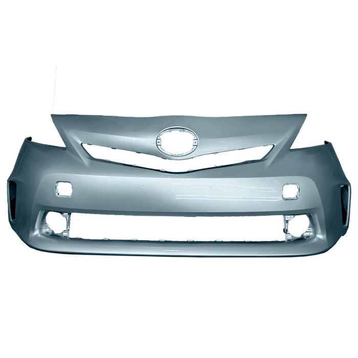 Toyota Prius V Front Bumper Without Headlight Washer Holes & Without Sensor Holes - TO1000388