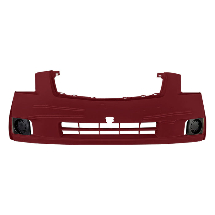Nissan Sentra 2.0L CAPA Certified Front Bumper Without Fog Light Holes - NI1000242C