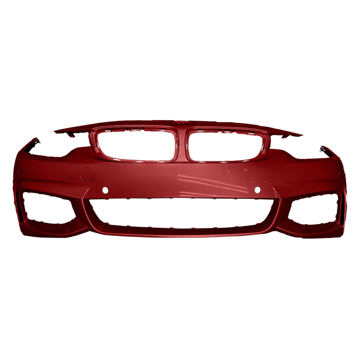 BMW 428I CAPA Certified Front Bumper W/O Sensor Holes Convertible With M-Package - BM1000338C
