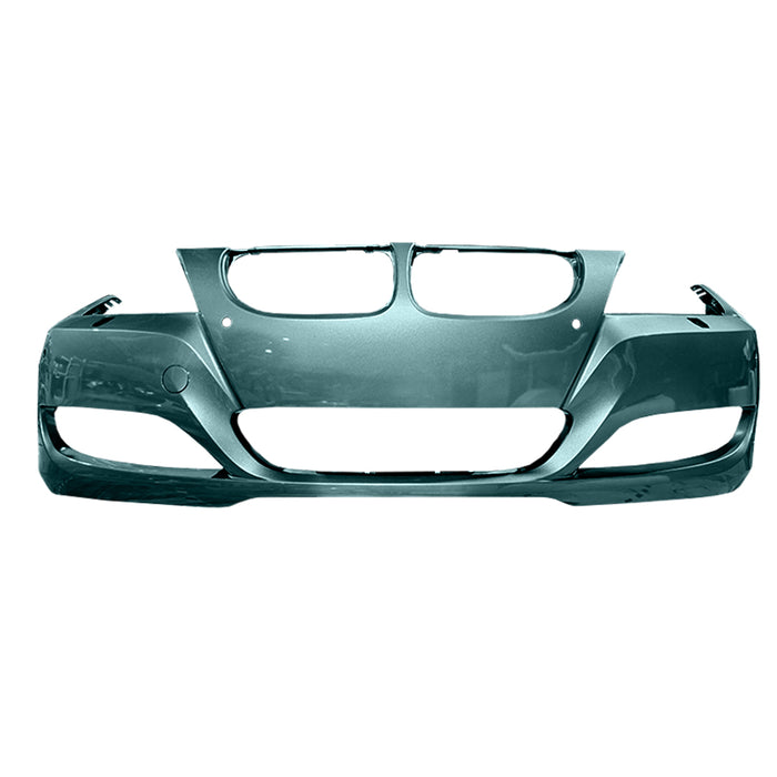 BMW 3-Series Sedan/Wagon Front Bumper With Sensor Holes & With Headlight Washer Holes - BM1000209