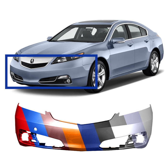 Acura TL CAPA Certified Front Bumper - AC1000178C