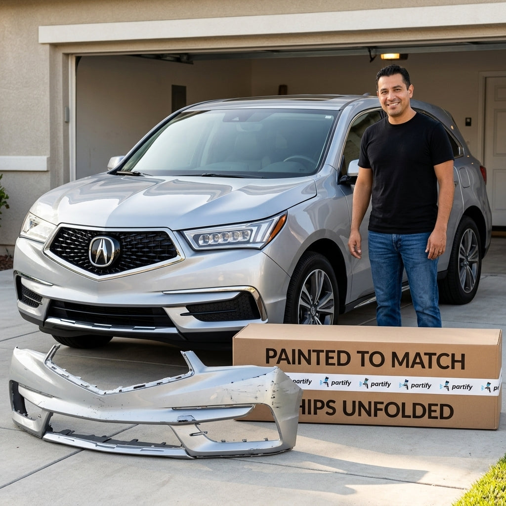 2017-2020 Acura MDX Front Bumper - AC1000192 — Partify