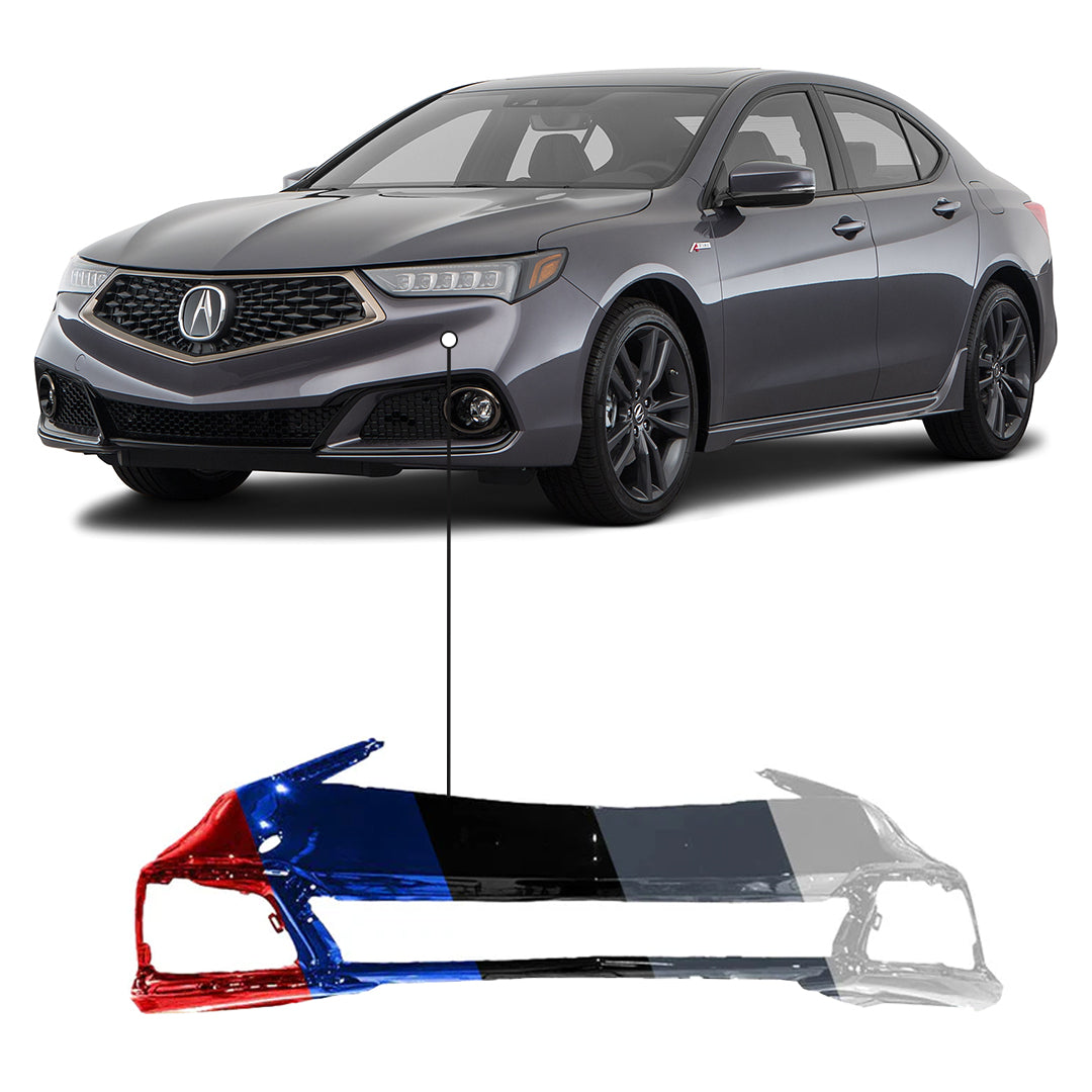 2018-2020 Acura TLX A Spec Front Bumper Without Sensor Holes