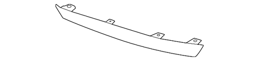Acura ADX Lower Spoiler Front Bumper Molding - AC1046114