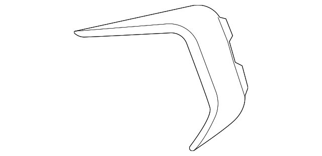 Acura TLX Outer Opening Trim Front Bumper Molding - AC1047111