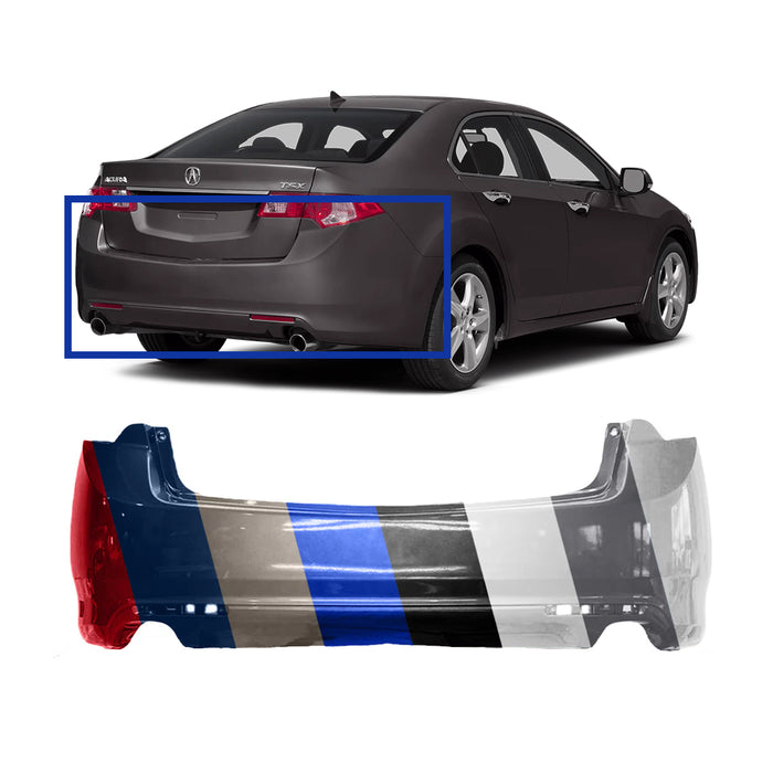 Acura TSX CAPA Certified Rear Bumper - AC1100156C