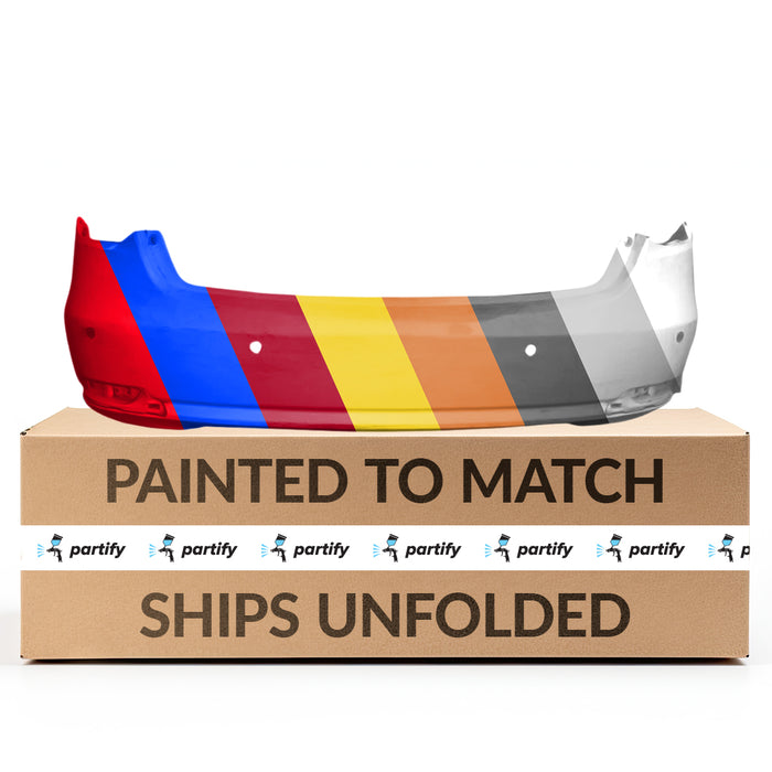 Acura RLX CAPA Certified Rear Bumper W/Parking Sensors W/Lane Keep Assist Advance/Elite Pkg - AC1100173C