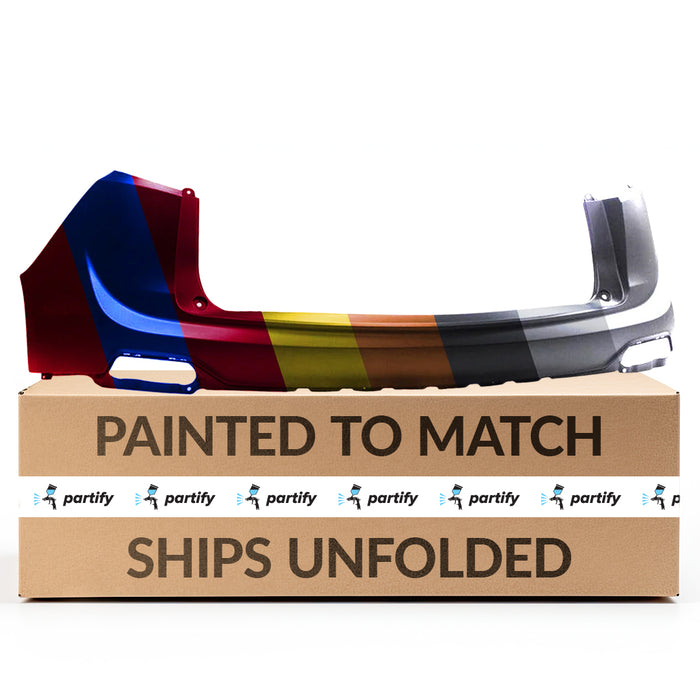 Acura RDX CAPA Certified Rear Bumper Without Sensor Holes - AC1114103C