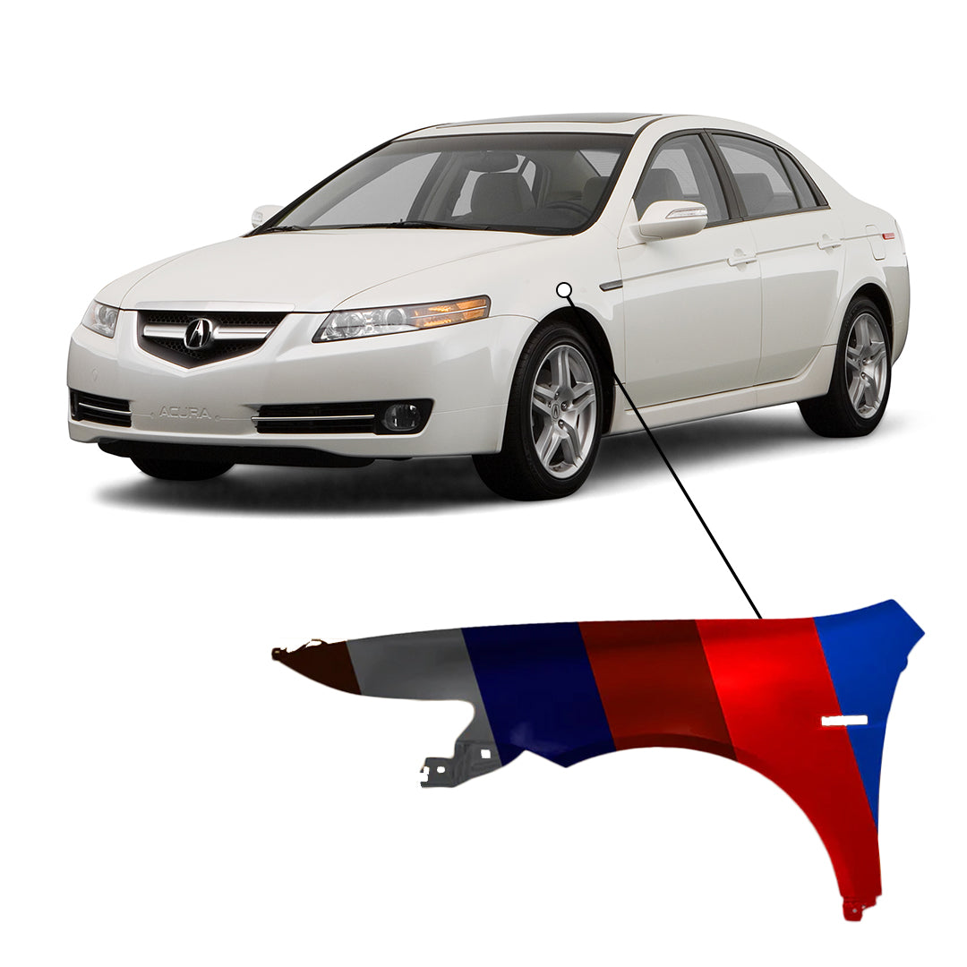 2004-2008 Acura TL Front Driver Side Fender - AC1240114 — Partify