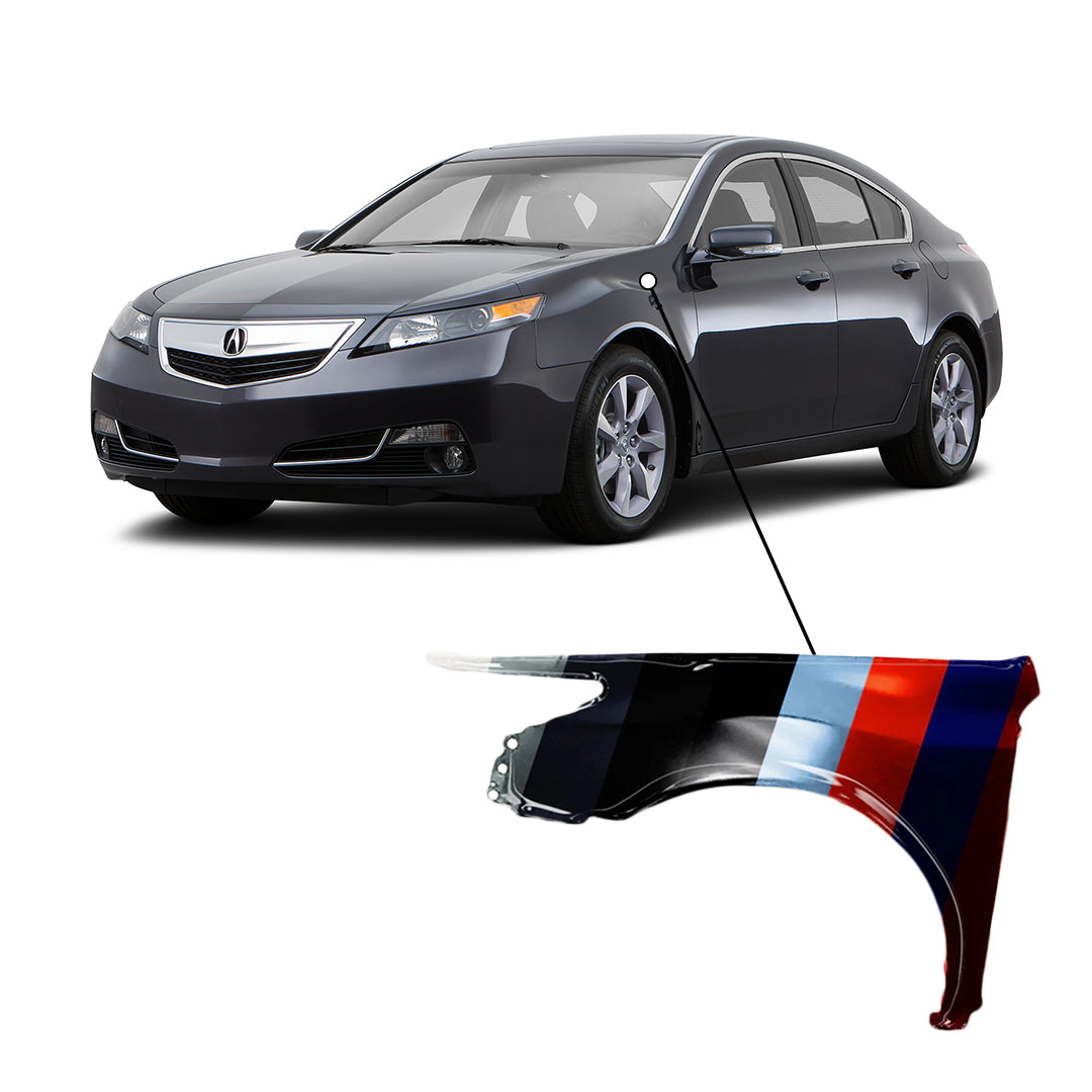 2009-2014 Acura TL Driver Side Fender - AC1240121 — Partify