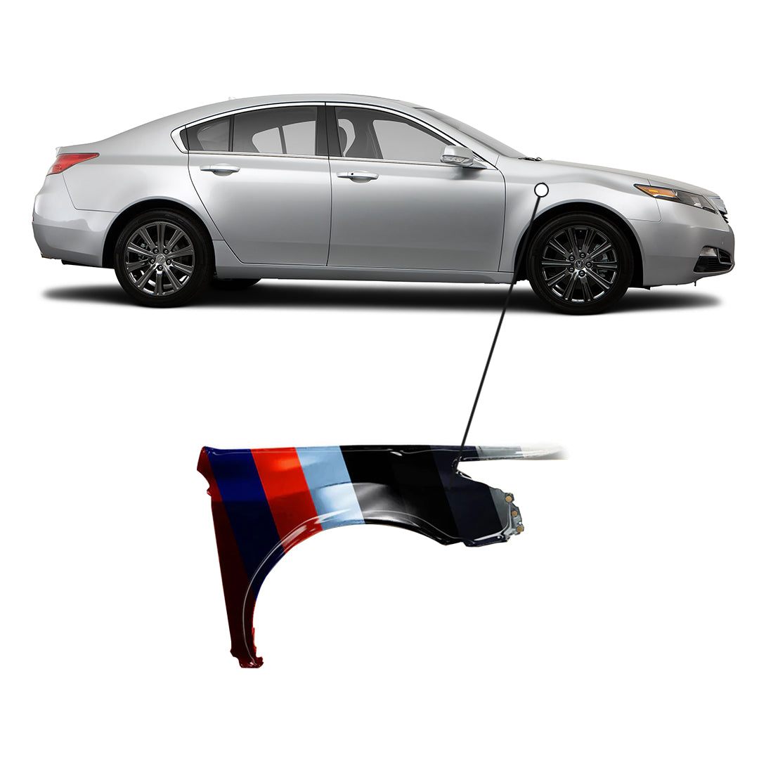 2009-2014 Acura TL Passenger Side Fender - AC1241121 — Partify
