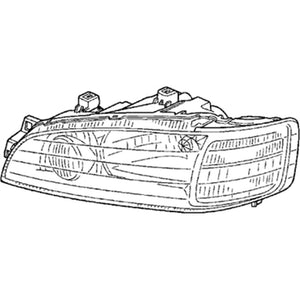 Passenger Side Headlight Lens Housing image