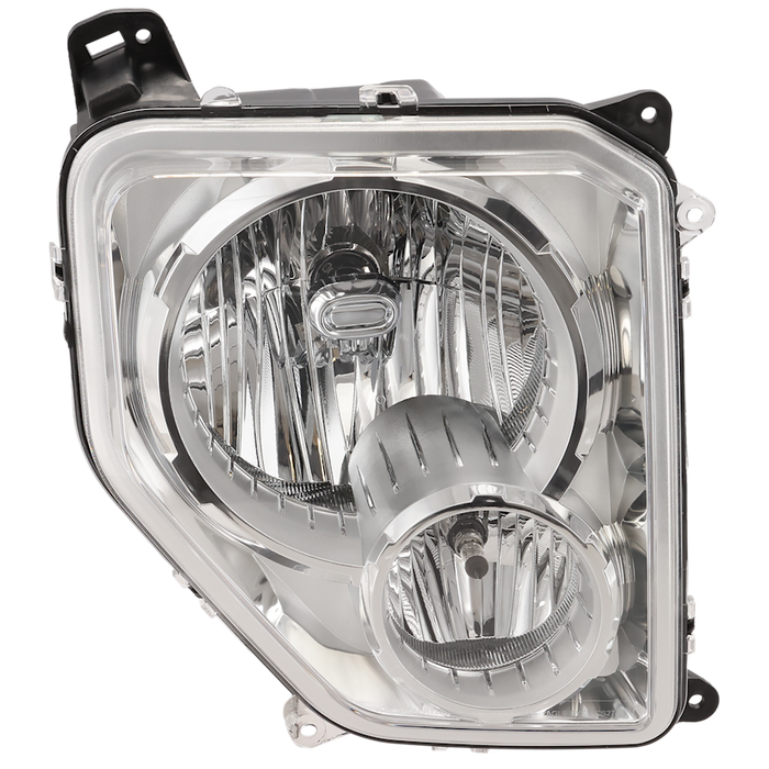 Jeep Liberty Passenger Side Headlight Assembly W/Fog Lamps Oval Bulb Shield Composite - CH2503196