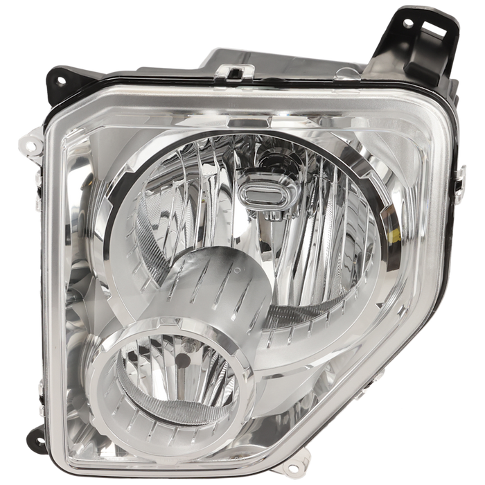 Jeep Liberty Driver Side Headlight Assembly W/Fog Lamps Oval Bulb Shield Composite - CH2502196