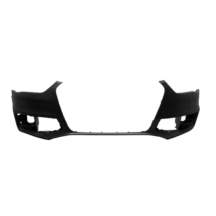 Audi A4/S4 Front Bumper W/S-Line Pkg W/Headlamp Washer W/O Warning System - AU1000180