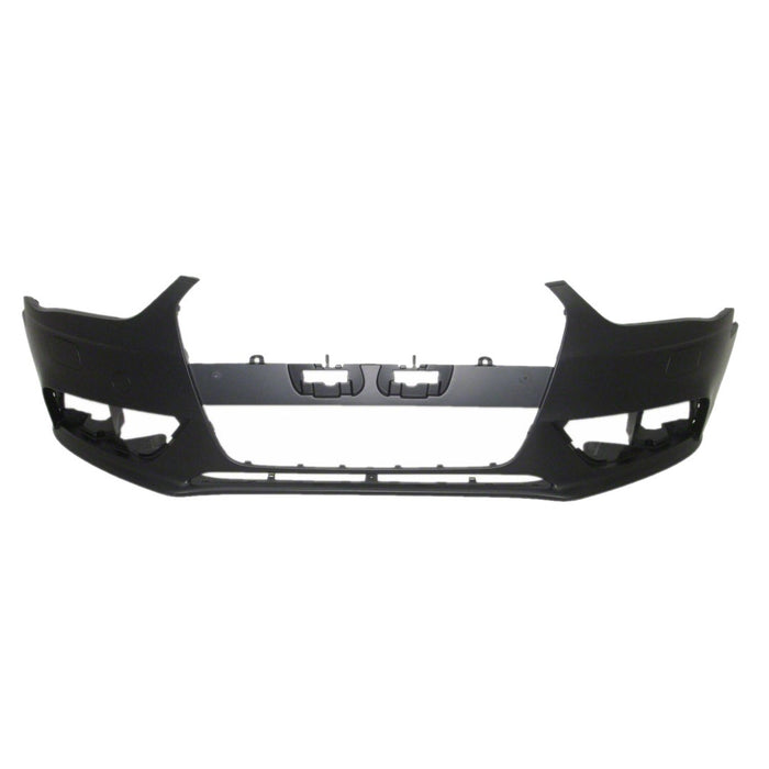 Audi A4 Front Bumper W/O S-Line Pkg W/Headlamp Washer W/O Warning System - AU1000189